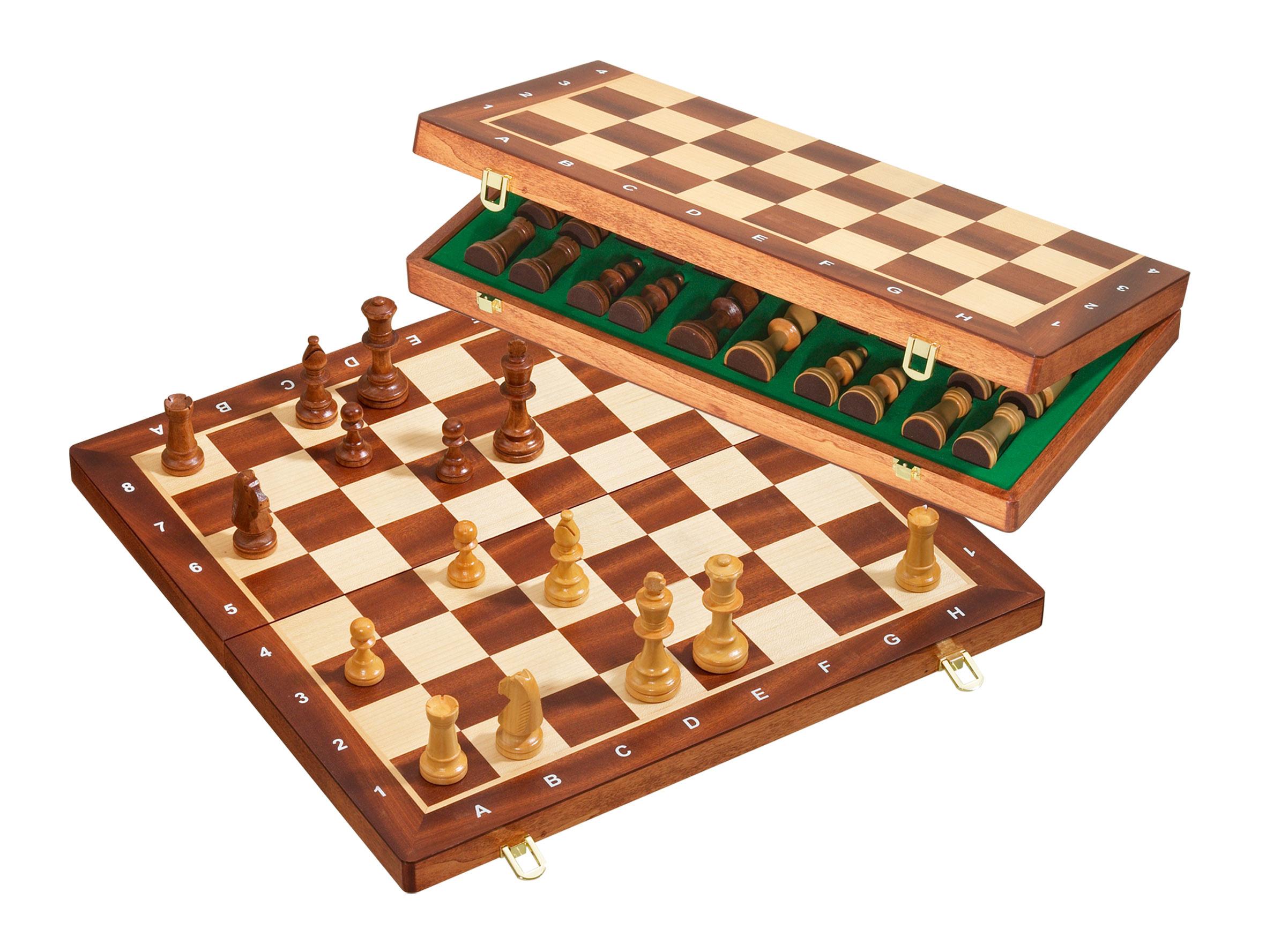 Philos-Spiele De Luxe Schachkassette, Feld 50 mm 2611