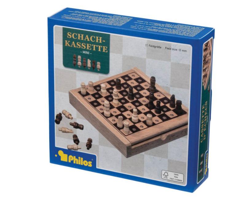 Produktbild Philos-Spiele Schach, mini, Reisespiel, Feld 12 mm 3 von 4