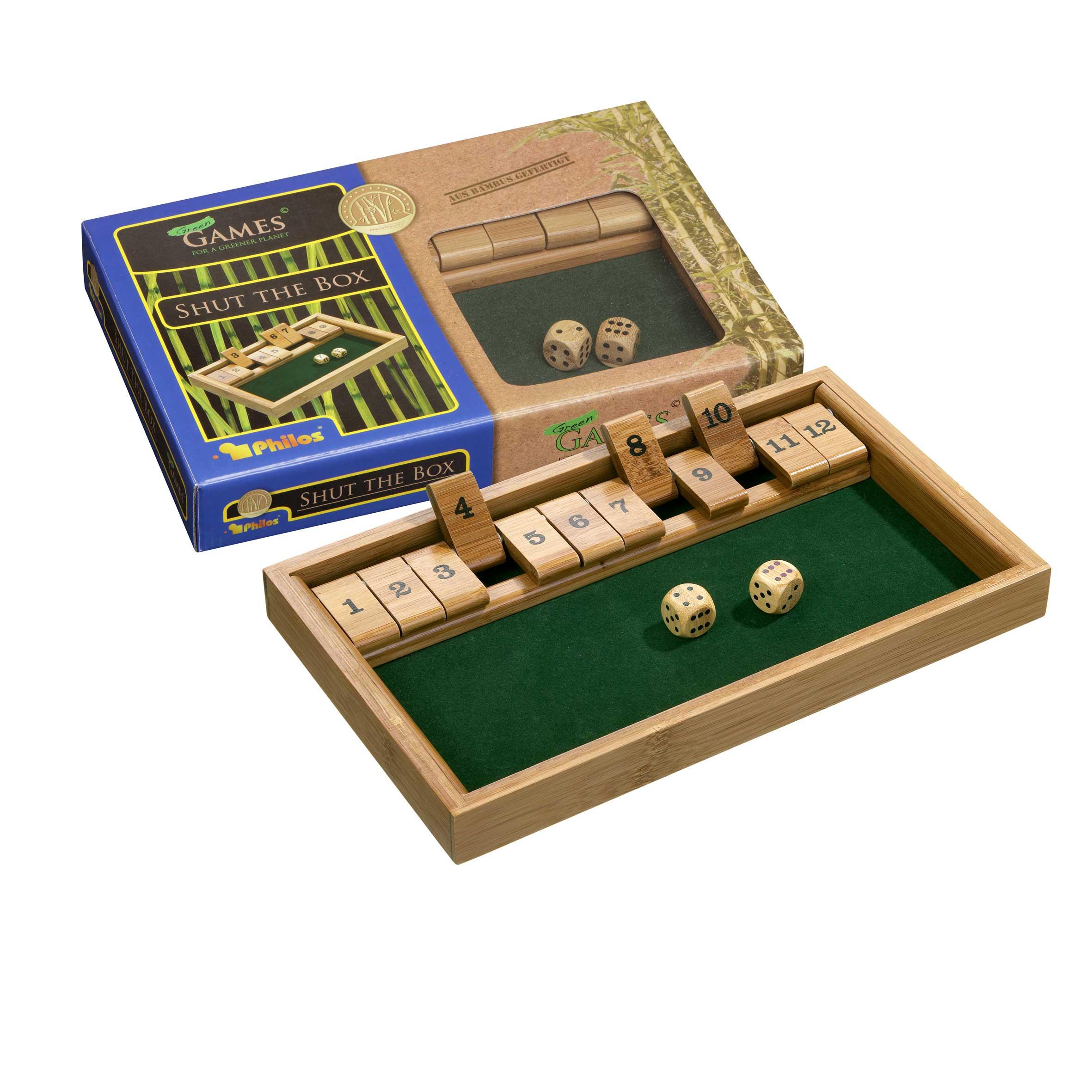Philos-Spiele Shut The Box, 12er, Bambus 3271