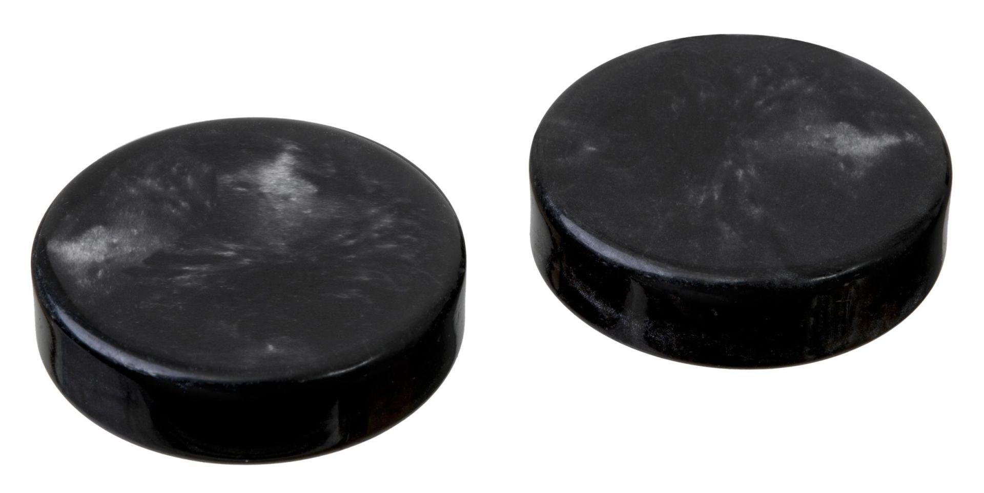 Produktbild Philos-Spiele Spielsteine, Backgammon, medium, 28 x 8 mm, Kunststoff, schwarz weiß, inkl. Würfel 6 von 8