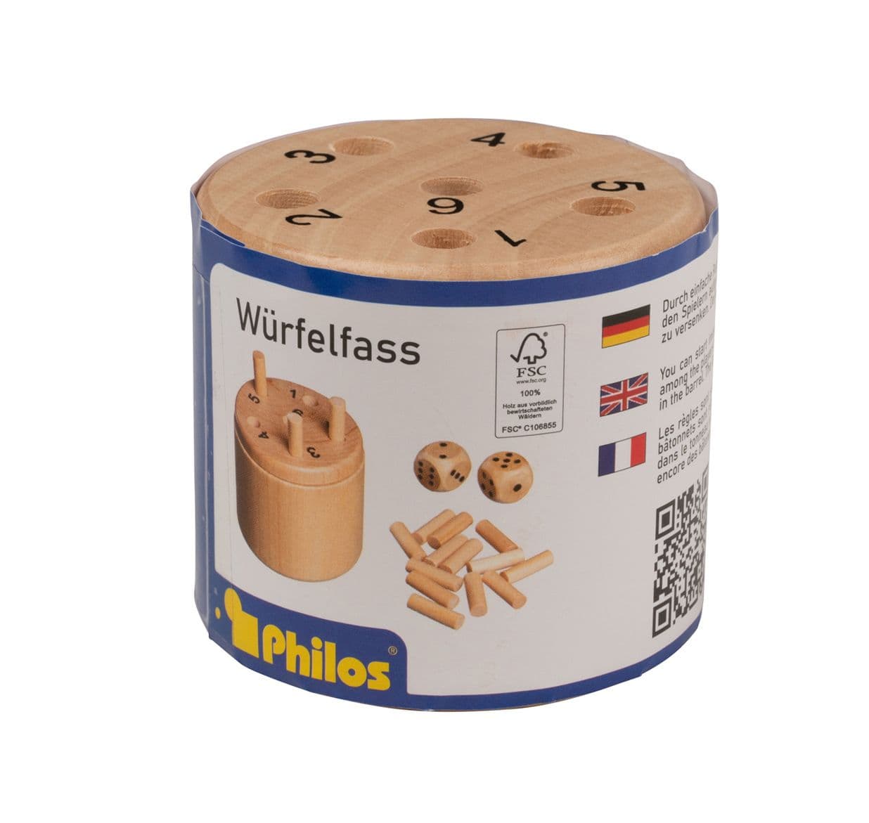 Produktbild Philos-Spiele Würfelfass, Lucky 6, klein, Reisespiel 3 von 4