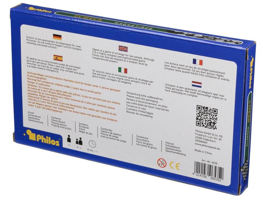 Produktbild Philos-Spiele Schach, Kunststoff, Reisespiel, magnetisch 3 von 5