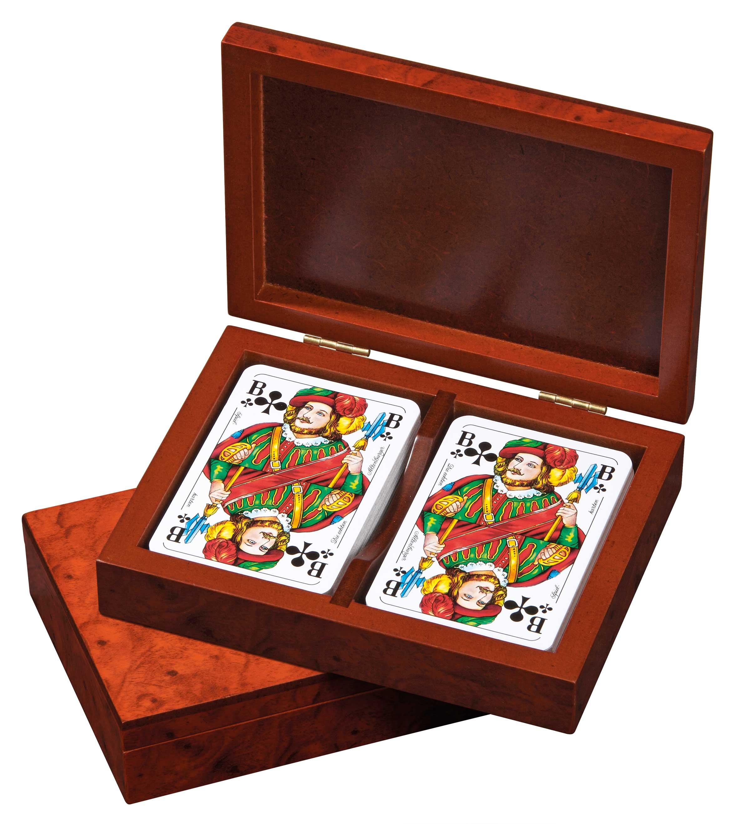 Philos-Spiele Rommé-Karten, in Kartenbox 6651