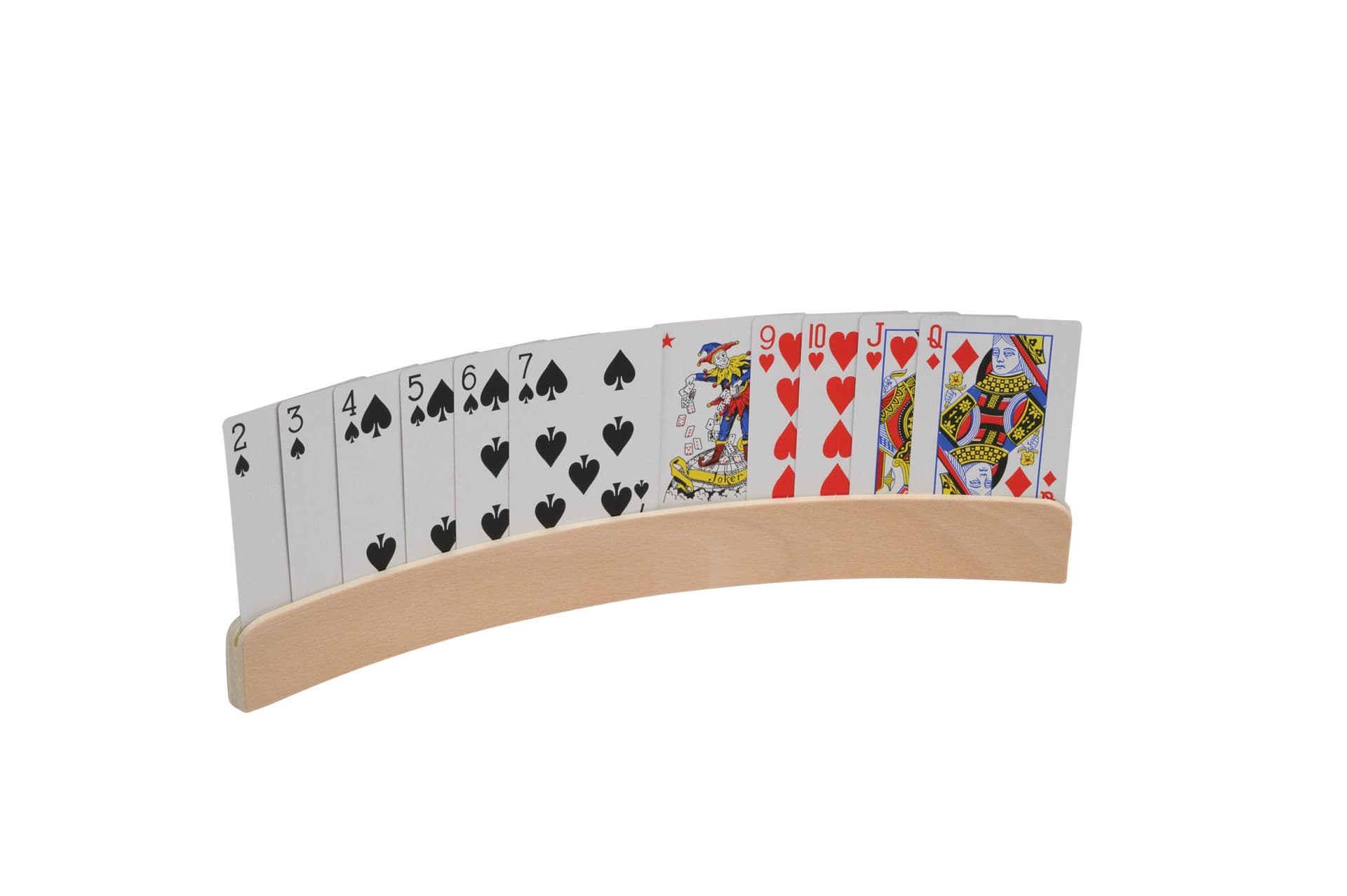 Produktbild Philos-Spiele Spielkartenhalter aus Holz, 4er Set, ohne Spielkarten, 35 cm 5 von 5