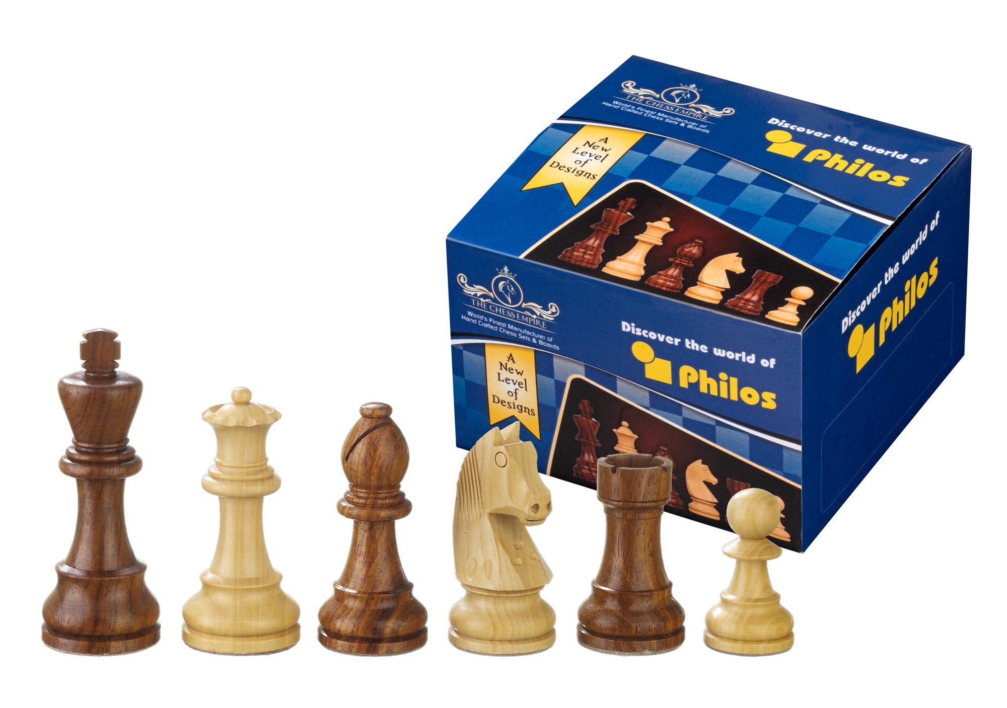 Philos-Spiele Artus, KH 65 mm Schachfiguren in Set-Up Box 21831