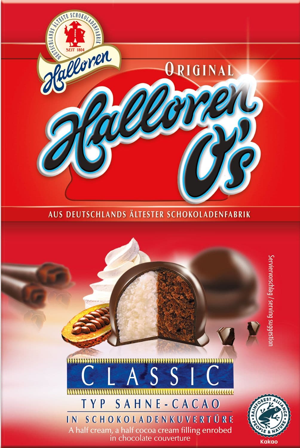 Halloren O’s Konfekt Classic Typ Sahne-Cacao