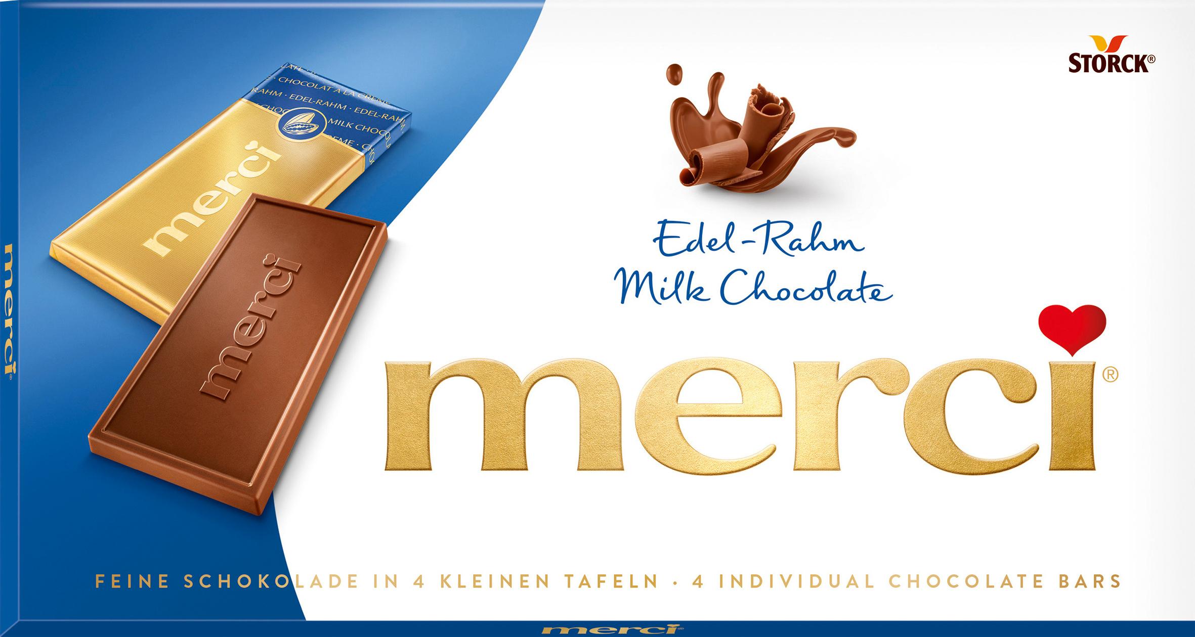 merci Tafelschokolade Edel-Rahm