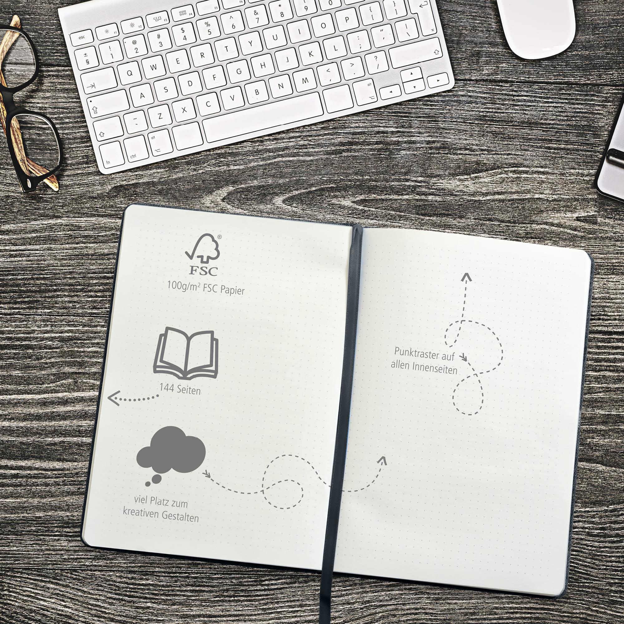 Produktbild ONLINE Notebook DIN A5 2nd Life Grey 2 von 4