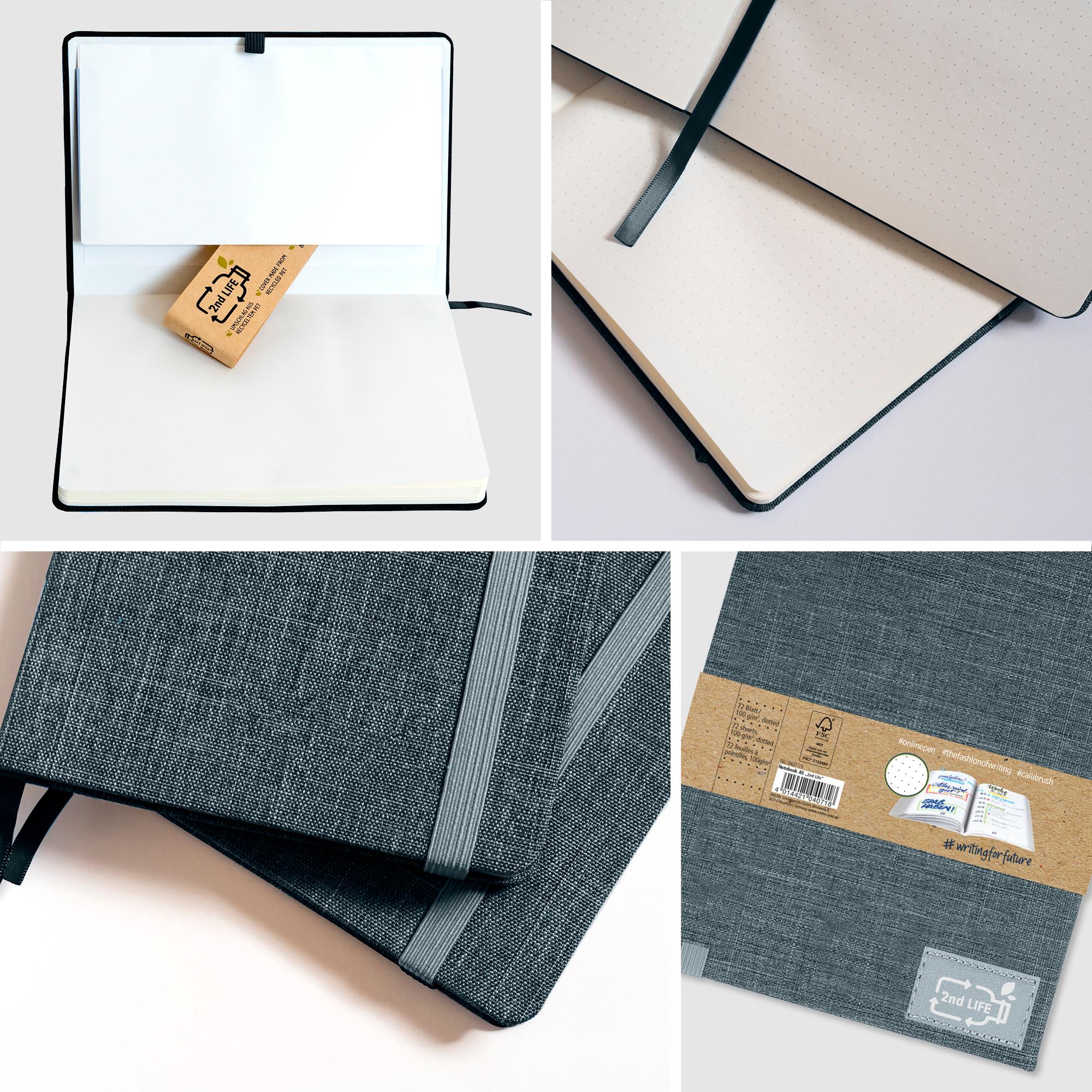 Produktbild ONLINE Notebook DIN A5 2nd Life Grey 4 von 4
