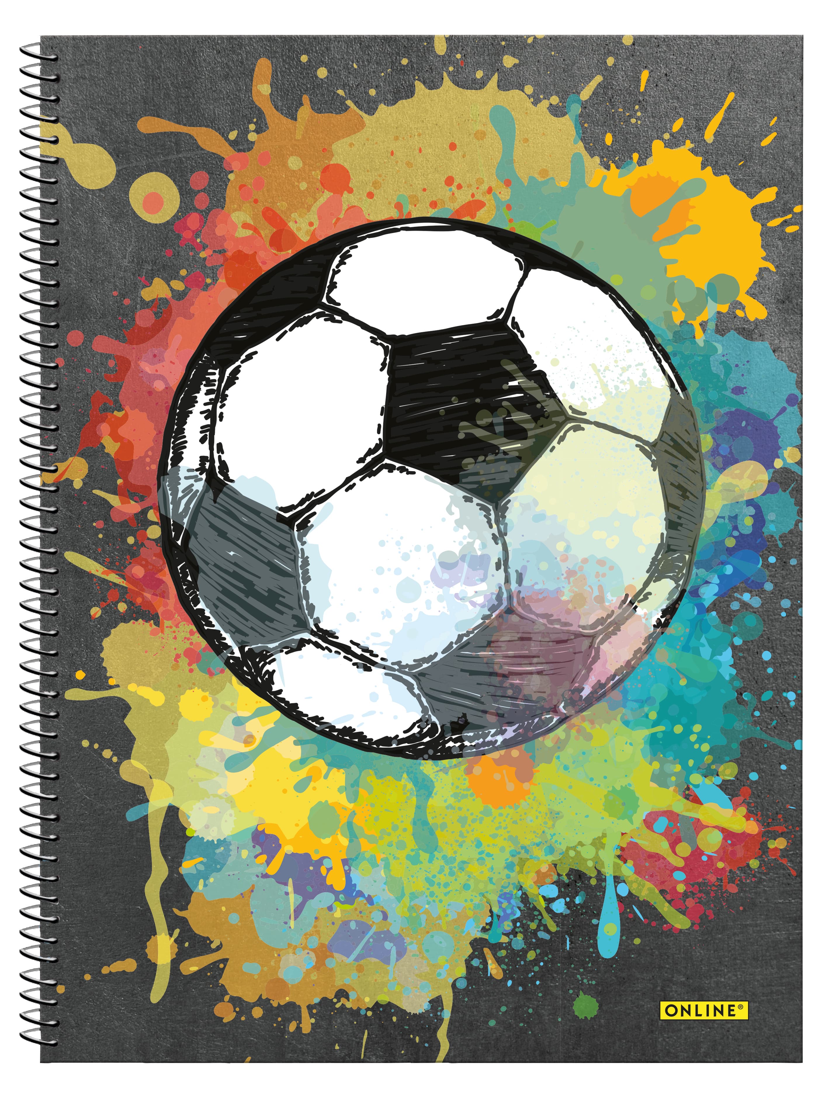 ONLINE Collegeblock A4 Soccer