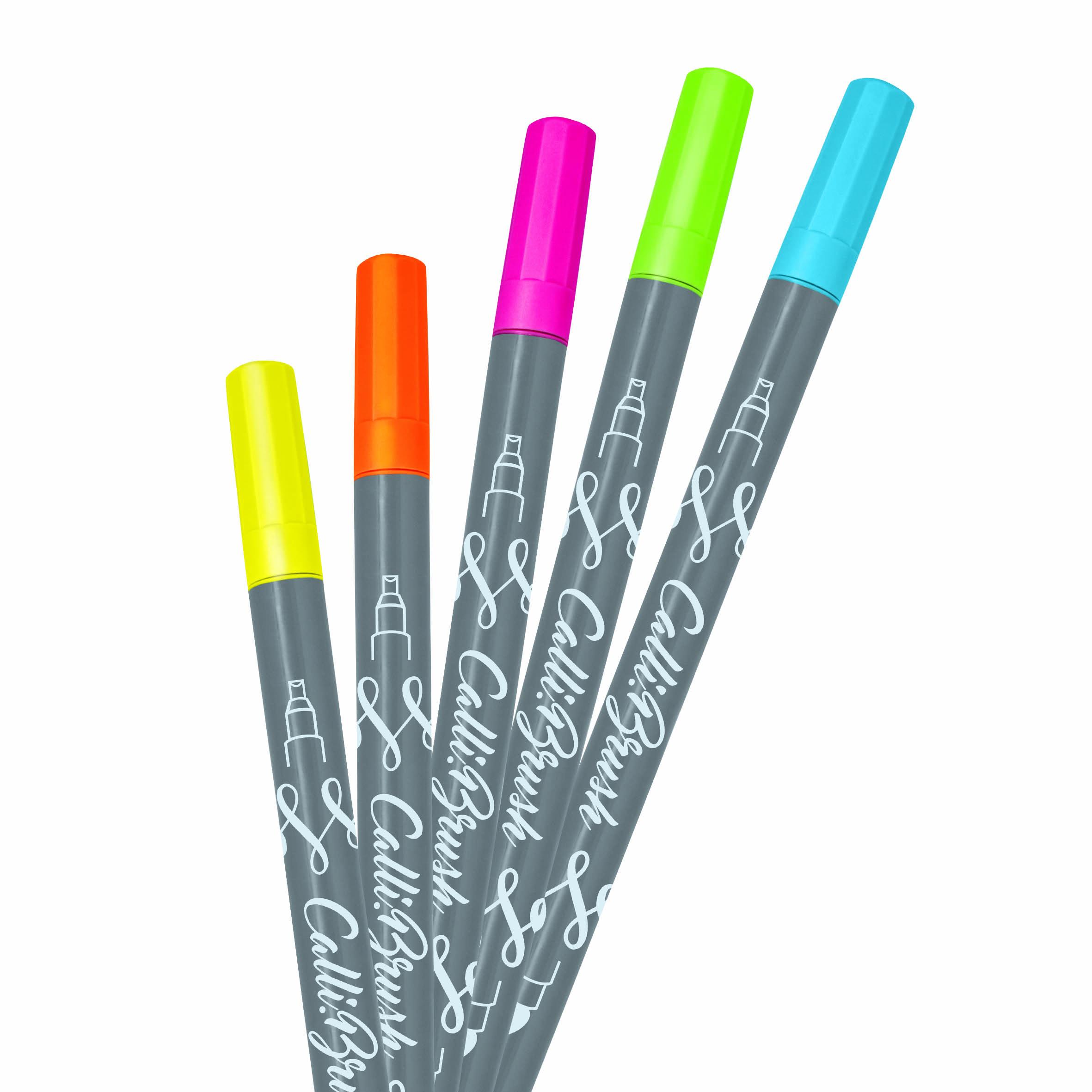 Produktbild ONLINE Calligraphy Brush Pen-Set Neon 2 von 2