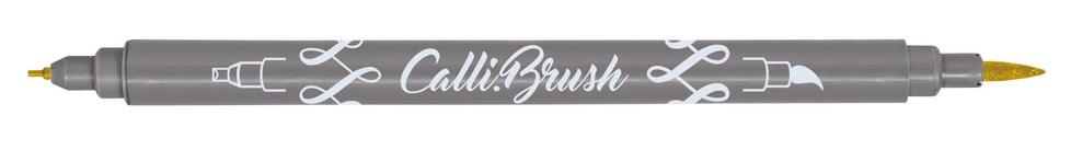 ONLINE Calligraphy Brush Pen metallic gold