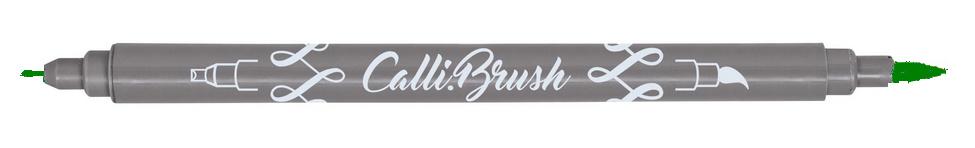 ONLINE Calligraphy Brush Pen metallic green