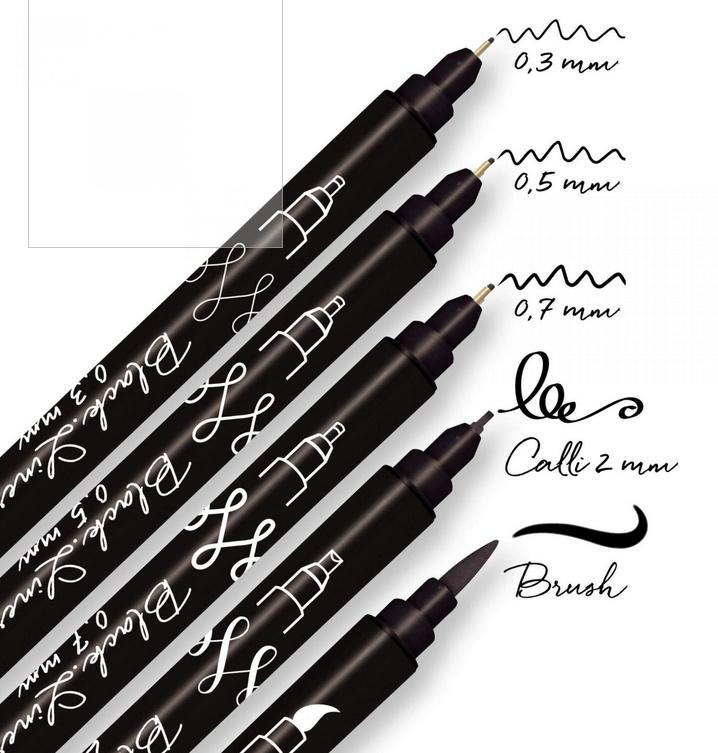 Produktbild ONLINE Black Lettering 5-er Set 2 von 5