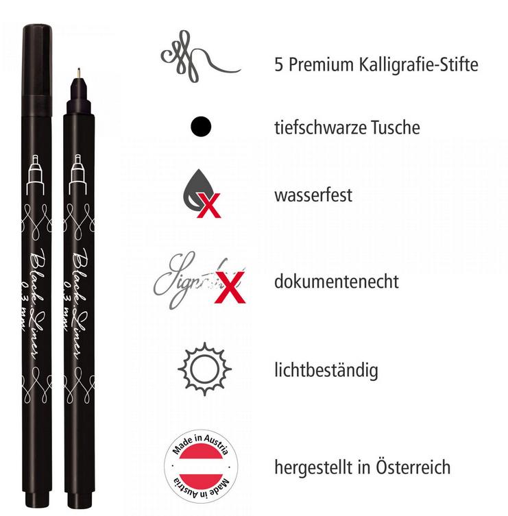 Produktbild ONLINE Black Lettering 5-er Set 4 von 5