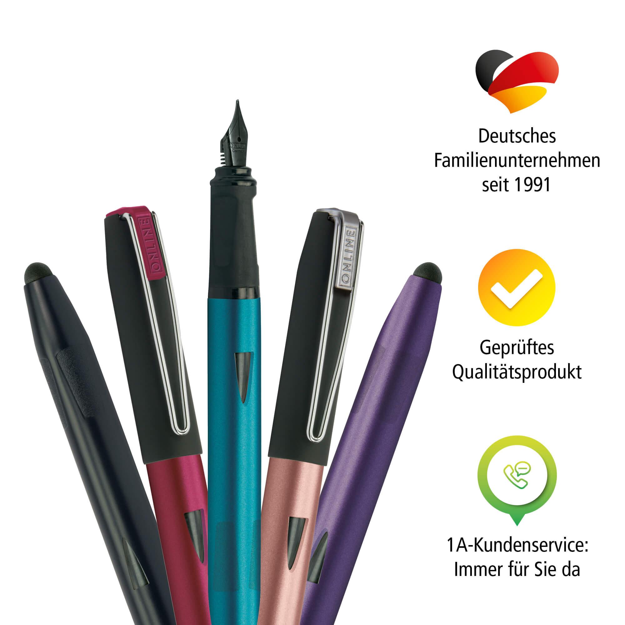 Produktbild ONLINE Füllhalter Switch Plus Black Feder F 6 von 6