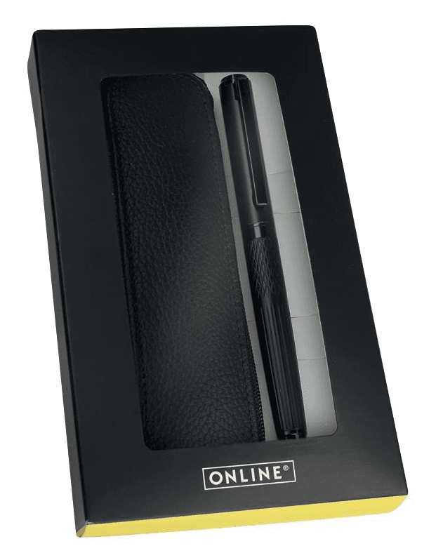 ONLINE Kugelschreiber Linea Noir-Set inkl. Etui und Verpackung