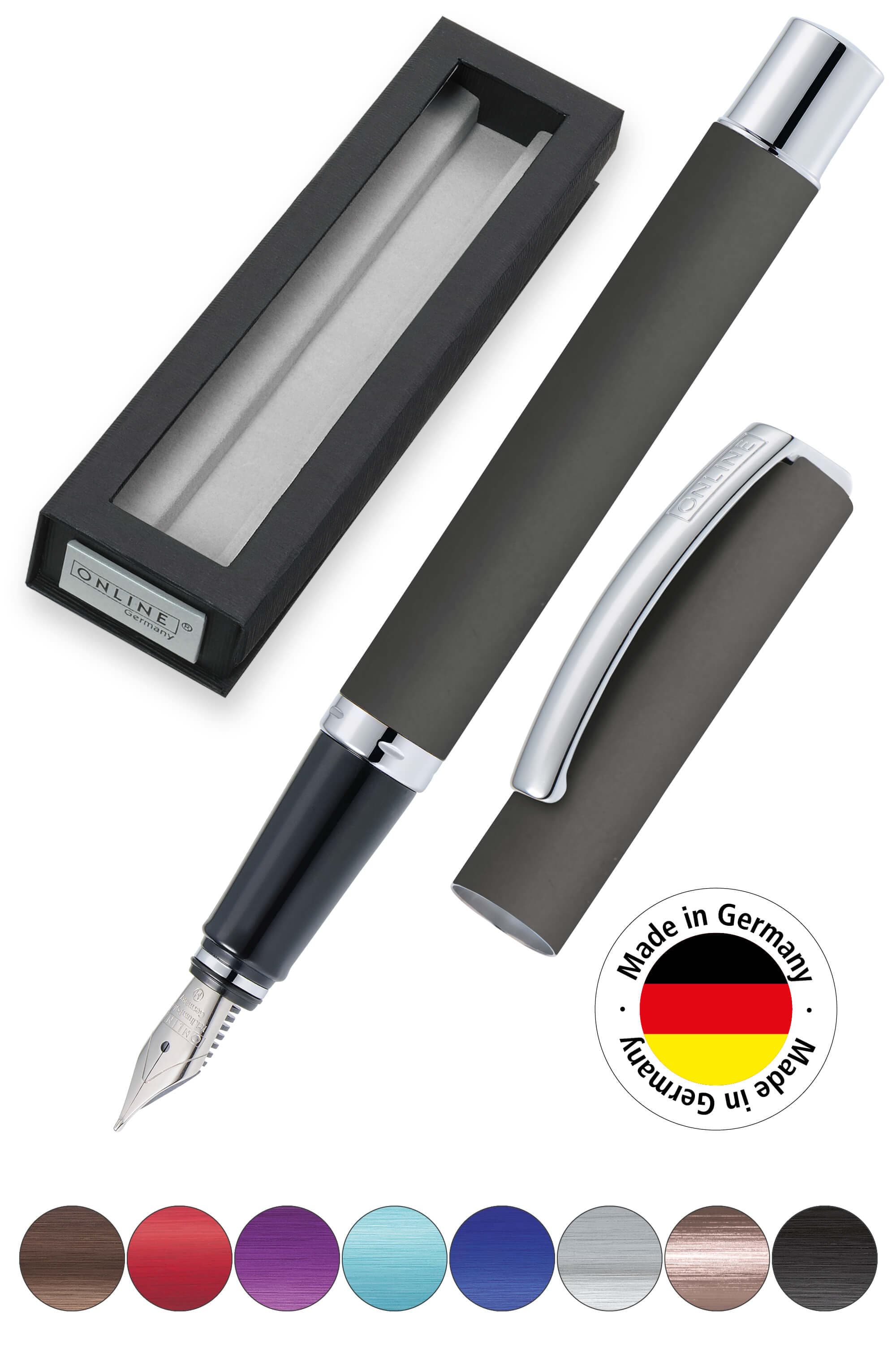 ONLINE Füllhalter Vision Classic Stone in Slimsy Box