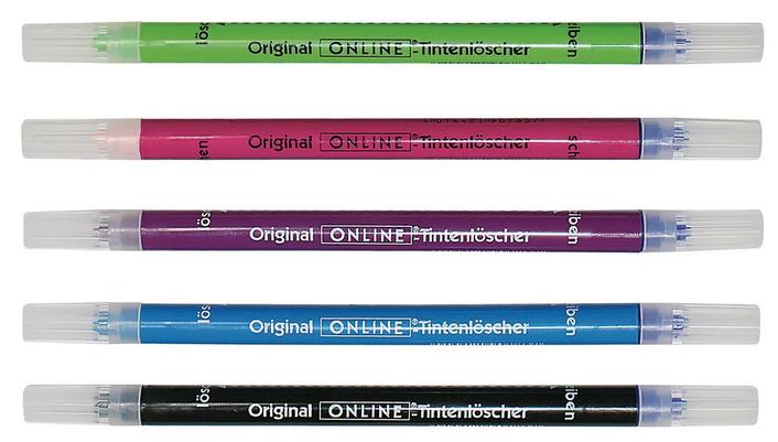 ONLINE Kombi-Tintenlöscher mit belüfteter Kappe sortiert