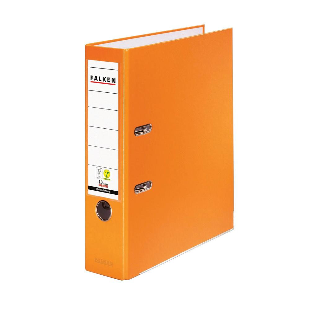 FALKEN Ordner PP A4 8cm orange