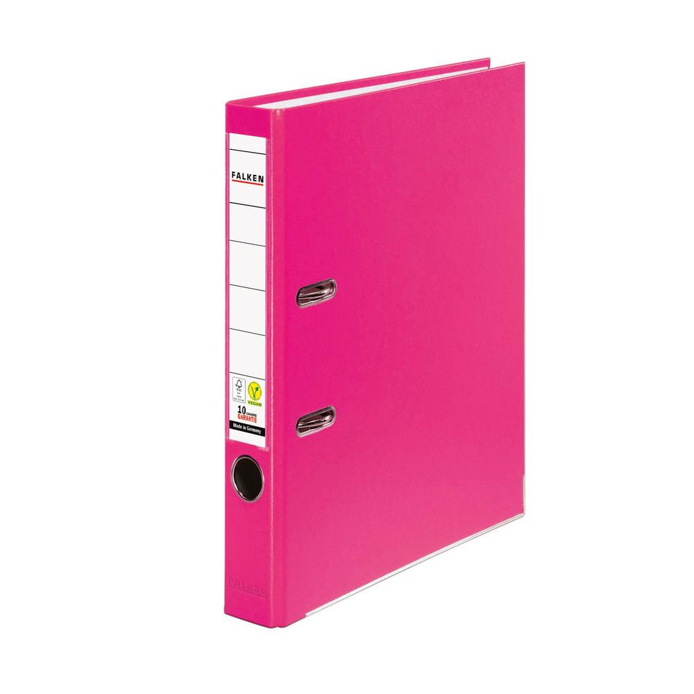 FALKEN Ordner PP A4 5cm pink