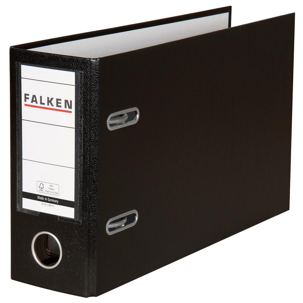 FALKEN Ordner A5 quer schwarz