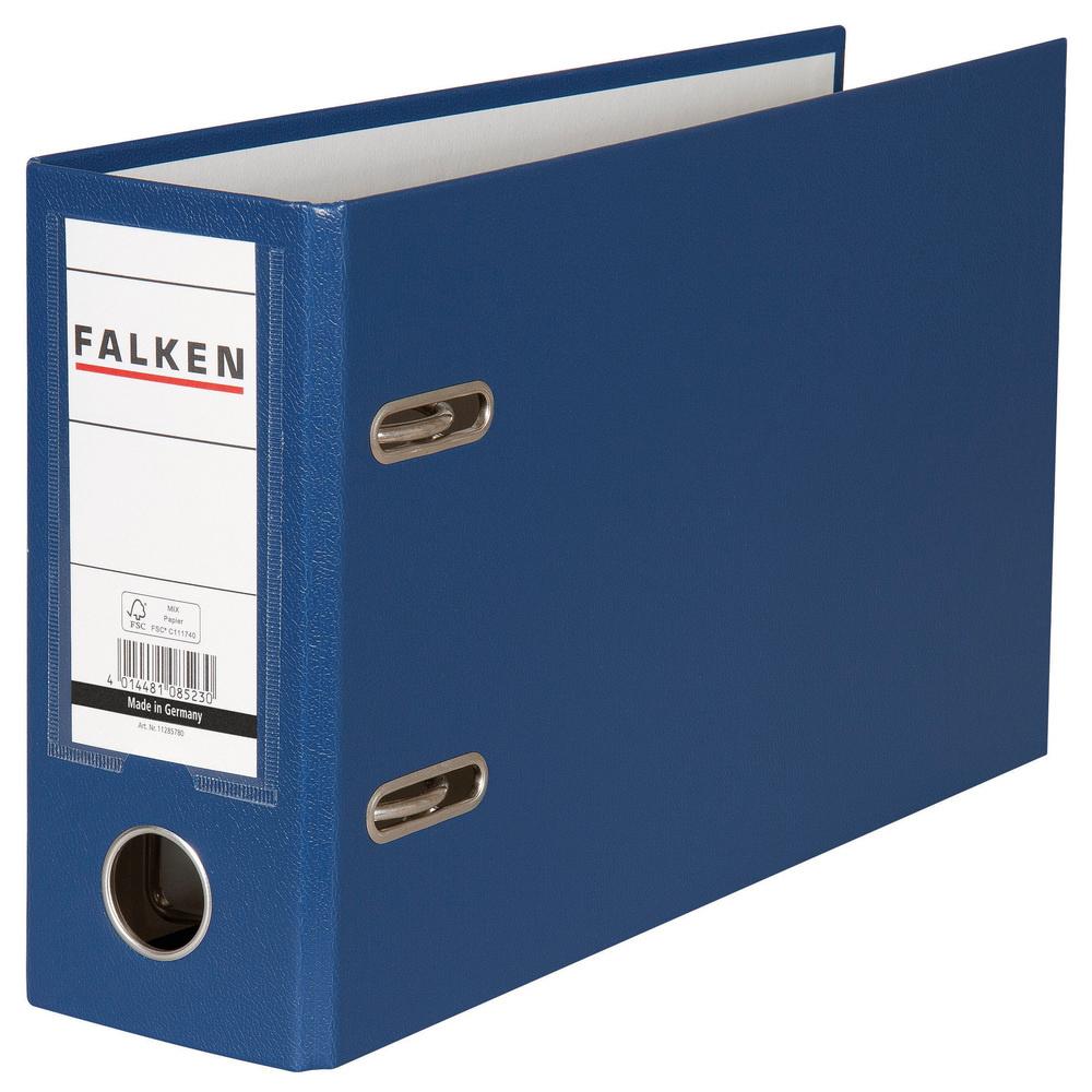 FALKEN Ordner A5 quer blau