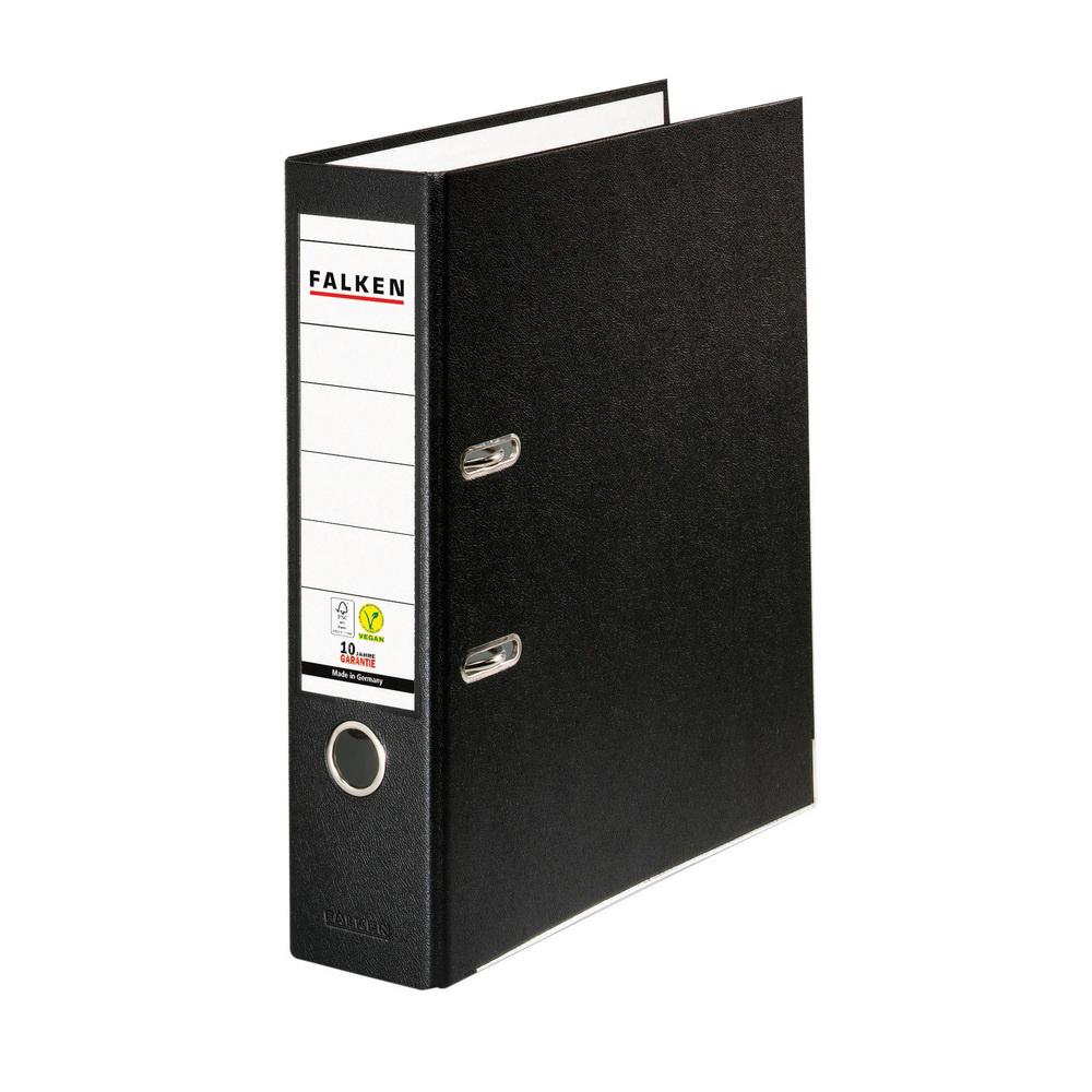 FALKEN Ordner PP A4 8cm schwarz