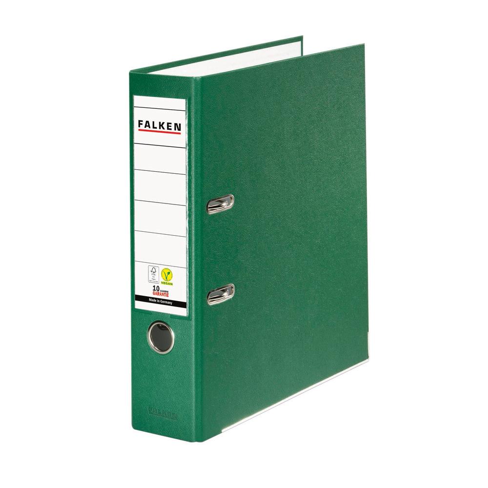 FALKEN Ordner PP A4 8cm grün