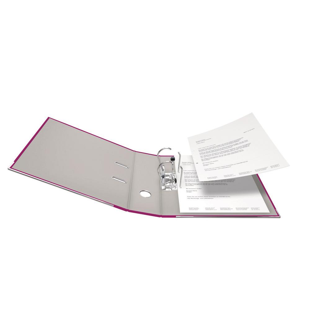 Produktbild FALKEN Ordner PP A4 8cm brombeer 2 von 3