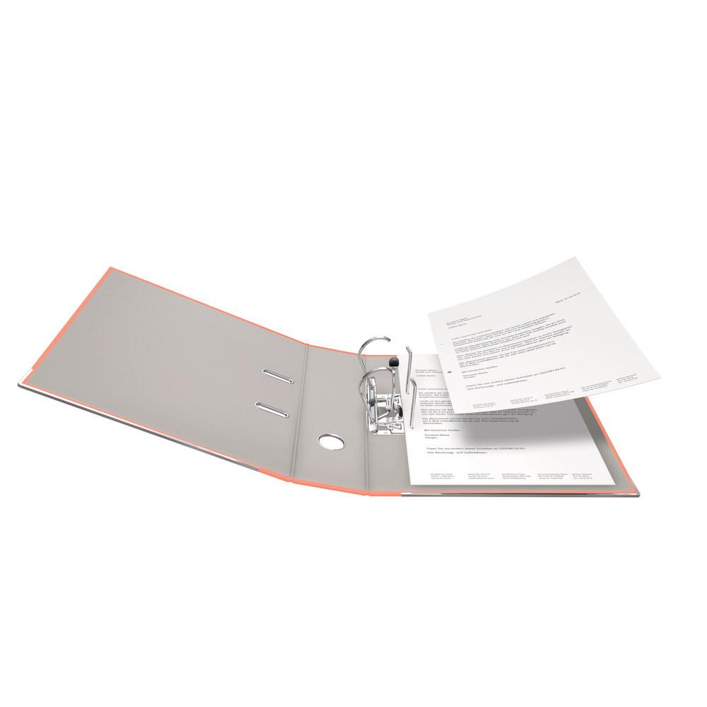 Produktbild FALKEN Ordner protect A4 8cm lachs PP 3 von 4