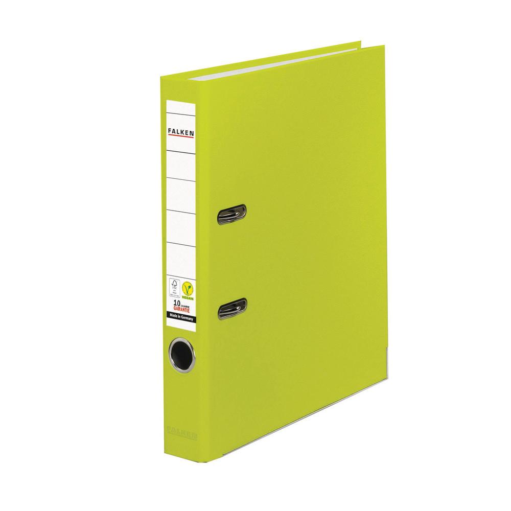FALKEN Ordner A4 4cm neon-grün