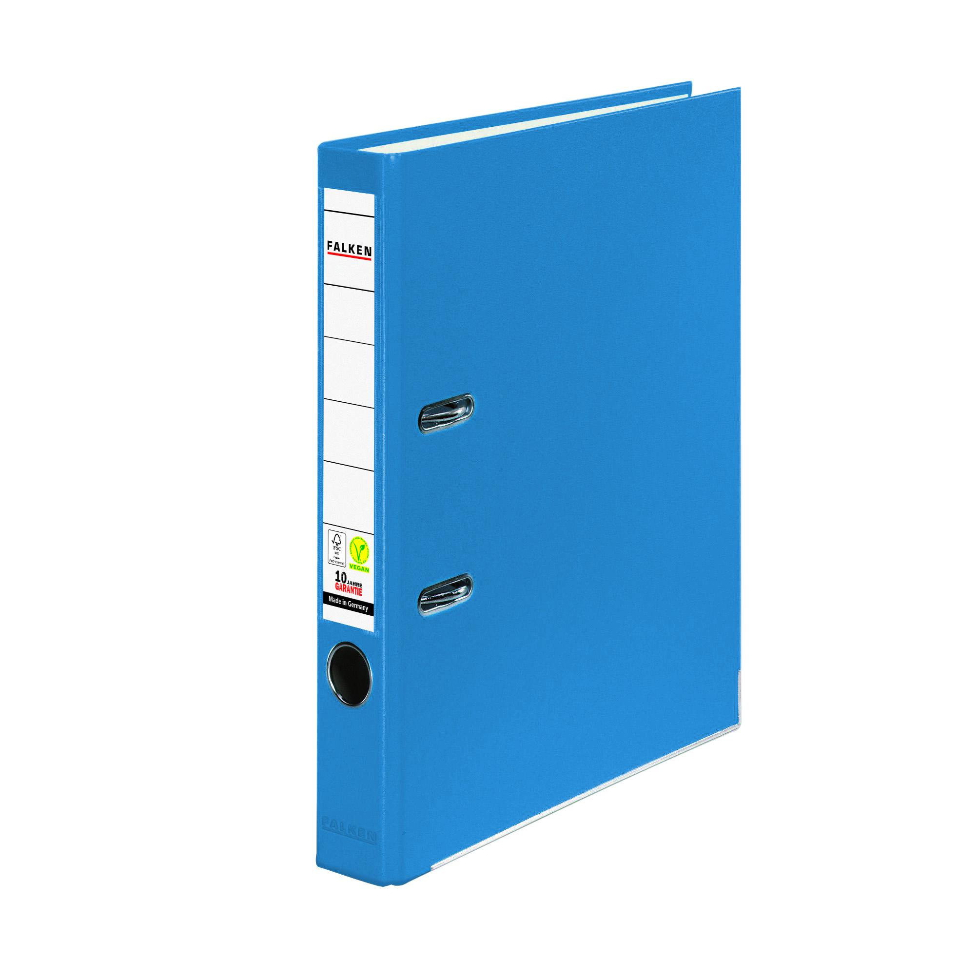 FALKEN Ordner PP A4 5cm hellblau