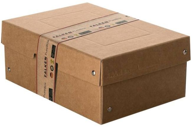 FALKEN PURE Box Nature DIN A5 Füllhöhe 100mm braun