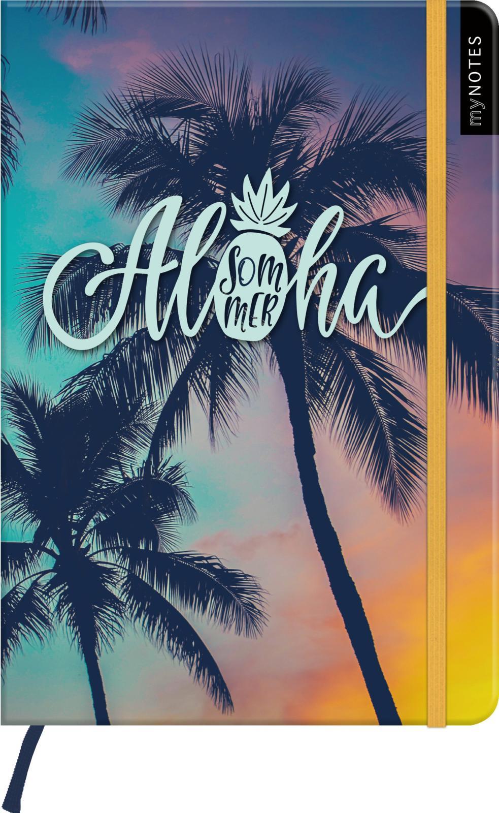 Produktbild myNOTES Notizbuch A5: Aloha Sommer 3 von 4