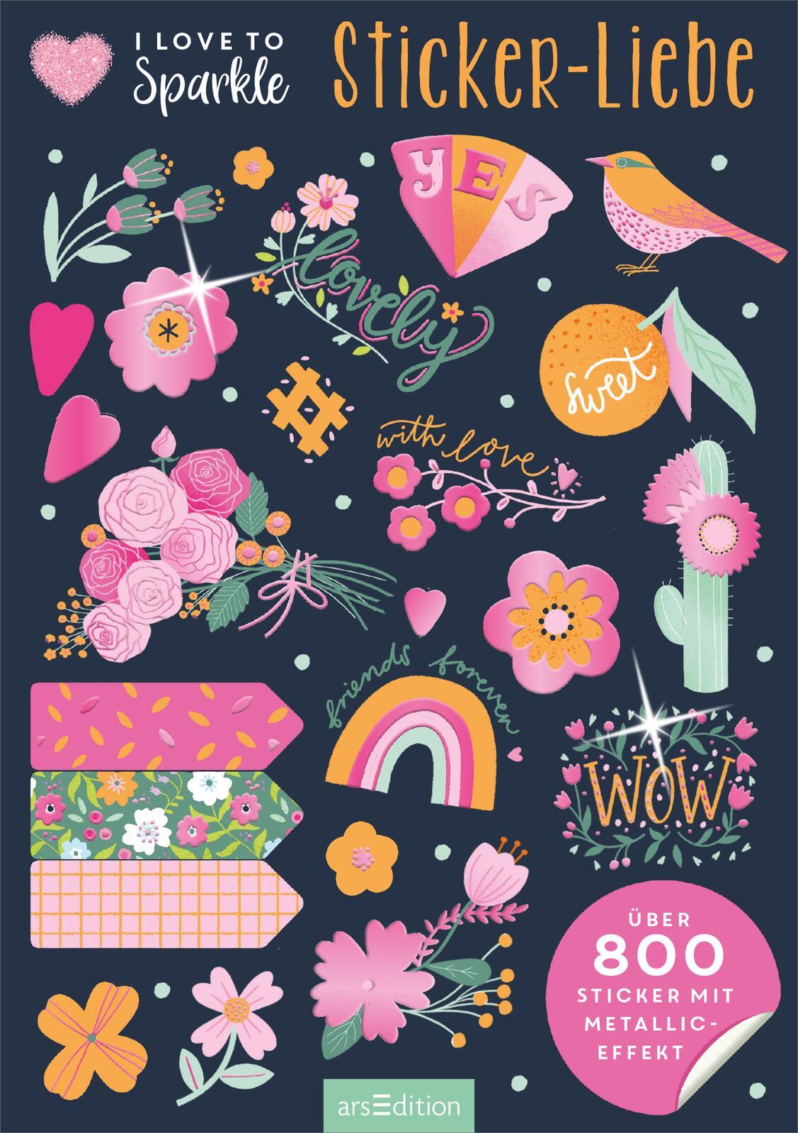 Produktbild I Love to Sparkle – Sticker-Liebe 2 von 7