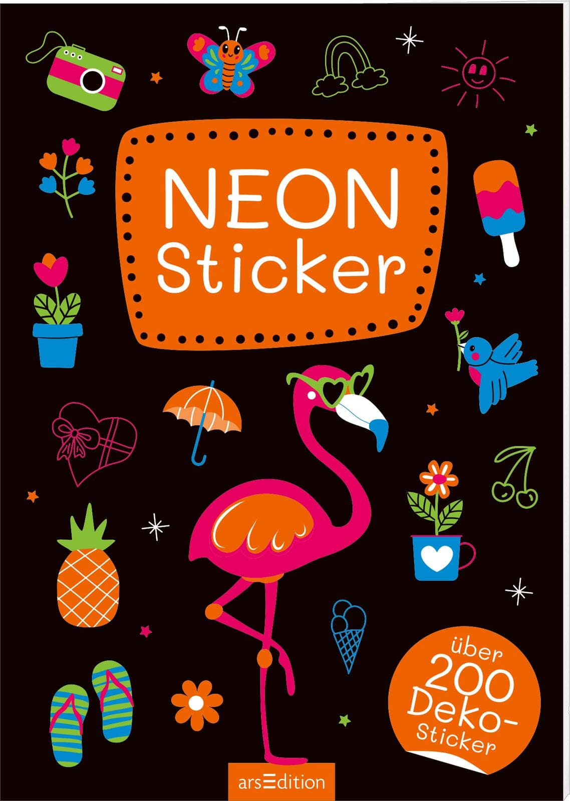 Neon-Sticker - Über 200 Deko-Sticker