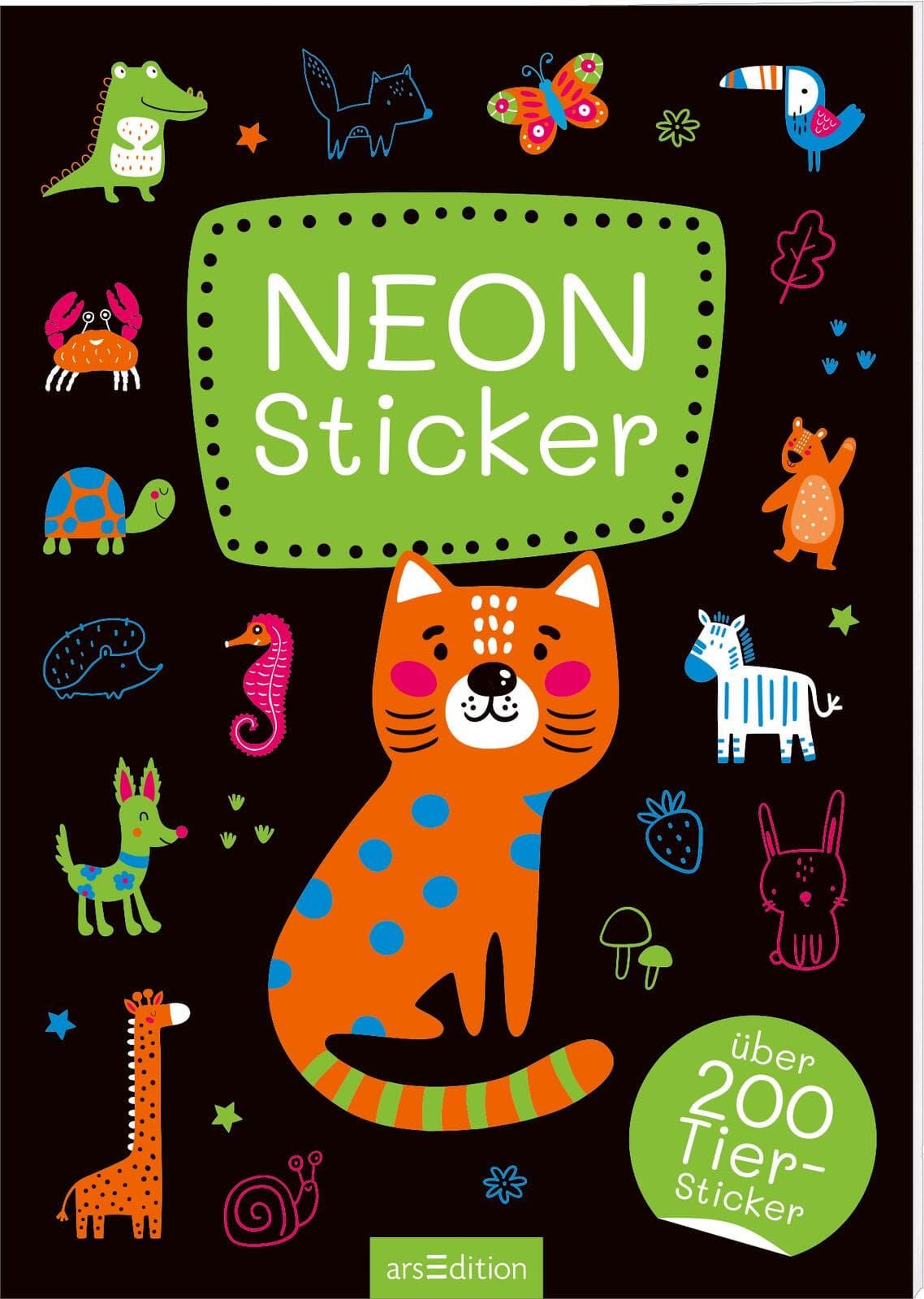 Neon-Sticker - Über 200 Tier-Sticker