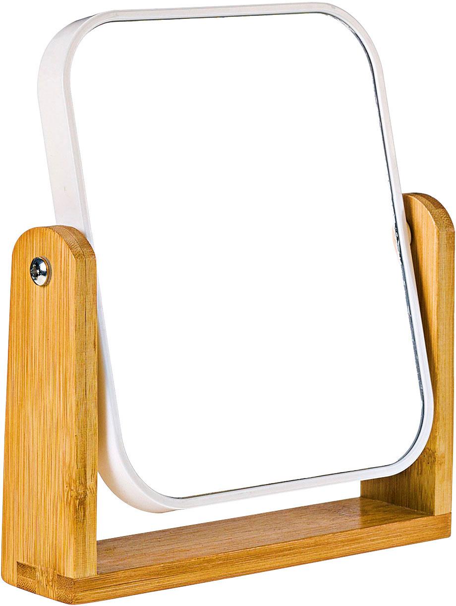 Soapland Standspiegel Kunststoff / Bambus 20,5 x 18,5 x 4,5 cm