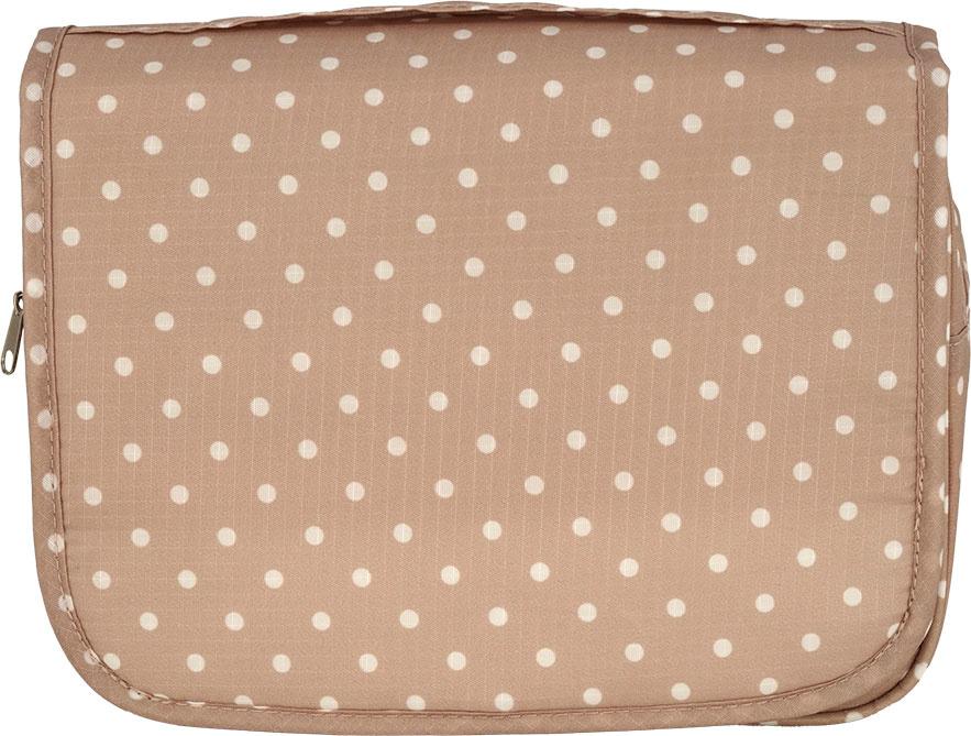 Soapland manòu Kulturtasche beige gepunktet zum Aufhängen