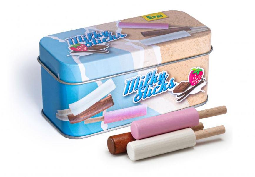 Erzi - Eis Milky Sticks in der Dose, Kinder-Kaufladen und Spielküchen Zubehör