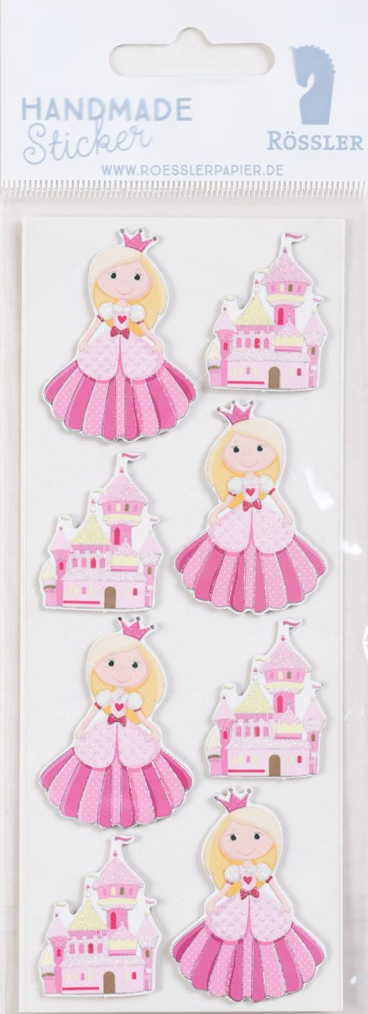RÖSSLER Sticker Prinzessin mit Schloss