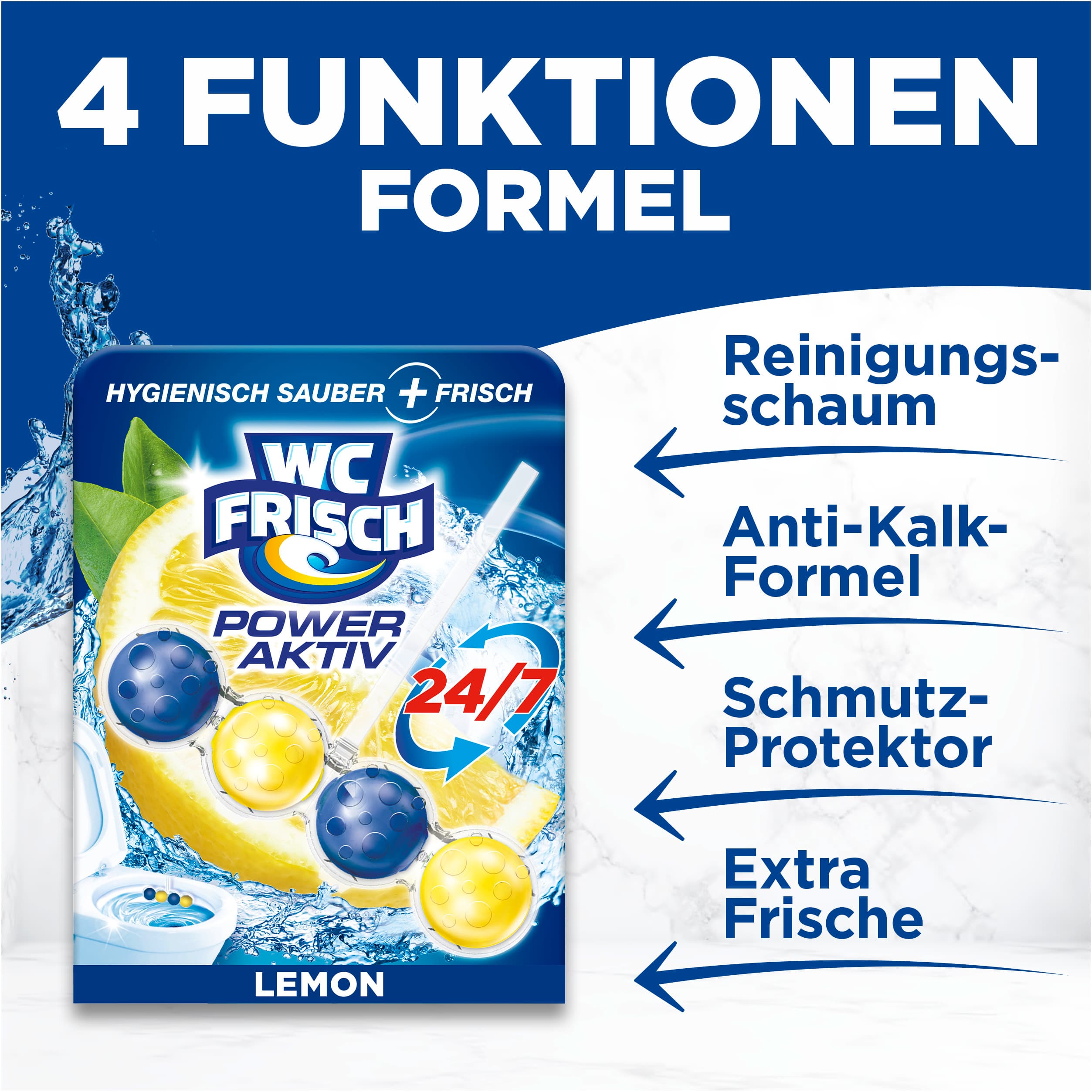 Produktbild WC FRISCH Kraft-Aktiv Lemon 4 von 13