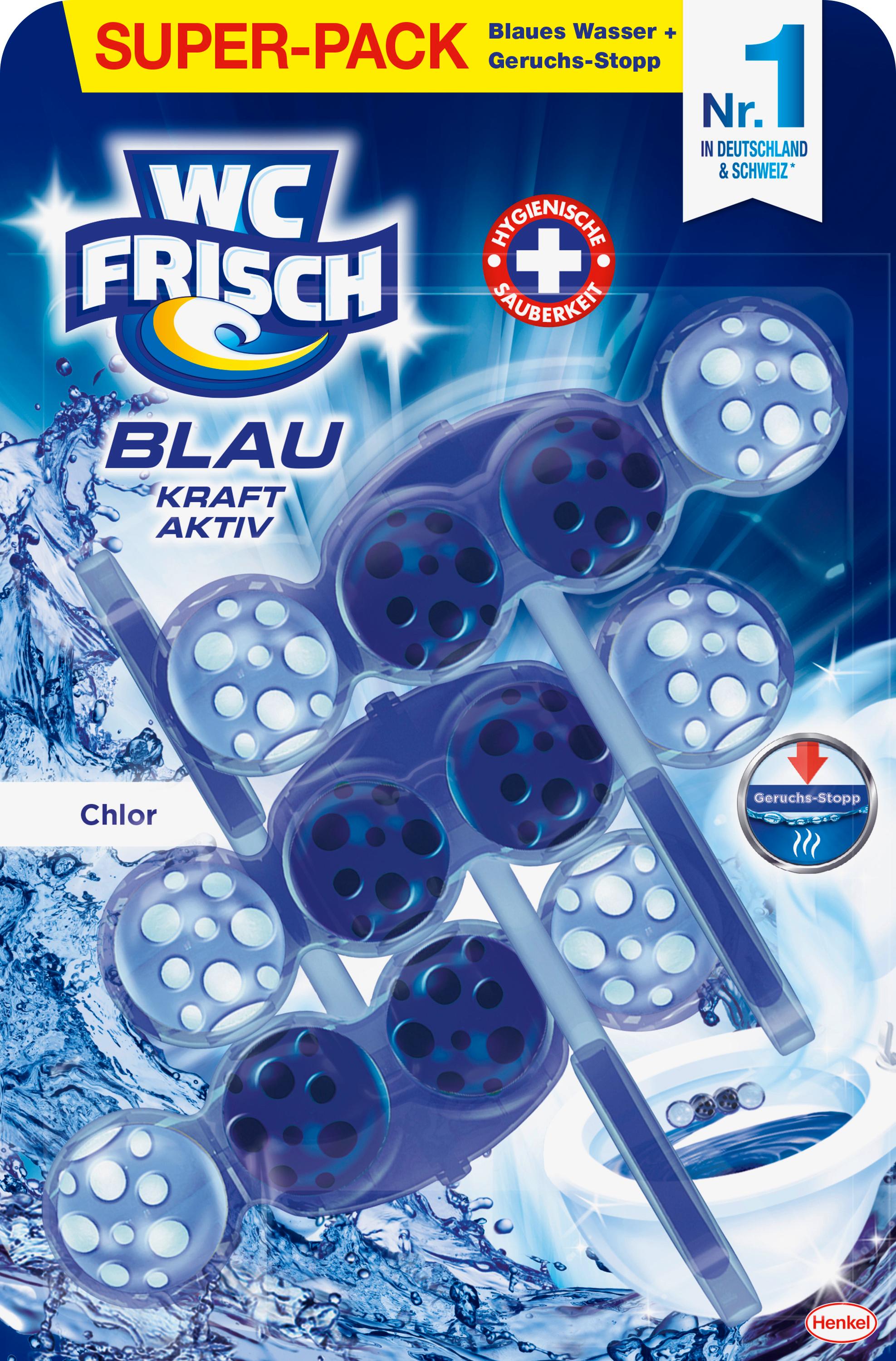 WC FRISCH Blau Aktiv Kraft Super Pack