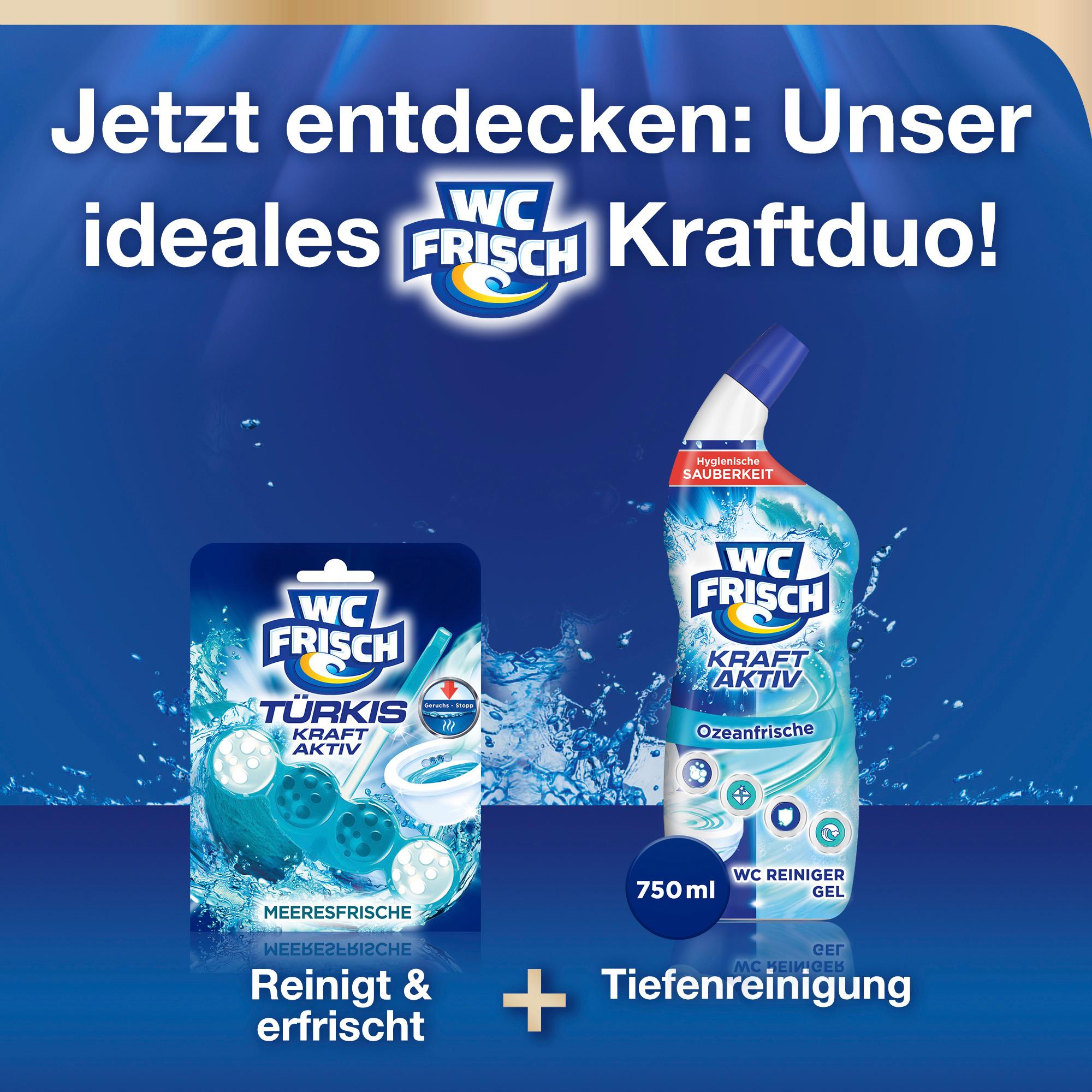 Produktbild WC FRISCH Kraft Aktiv Türkisspüler Meeresfrische 6 von 7
