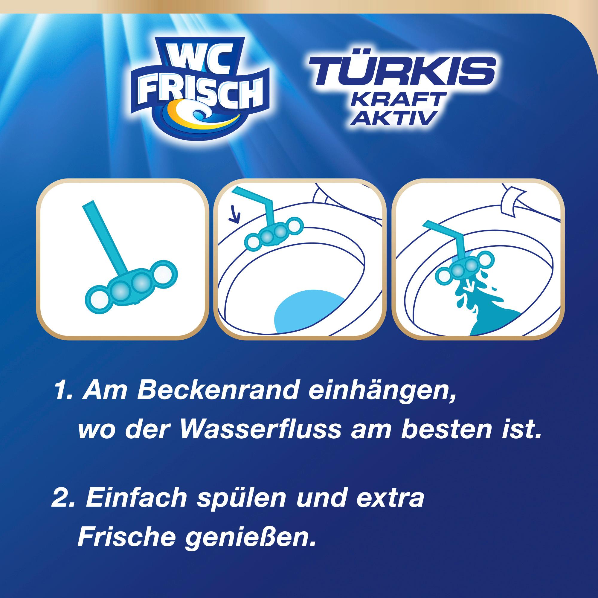 Produktbild WC FRISCH Kraft Aktiv Türkisspüler Meeresfrische 7 von 7
