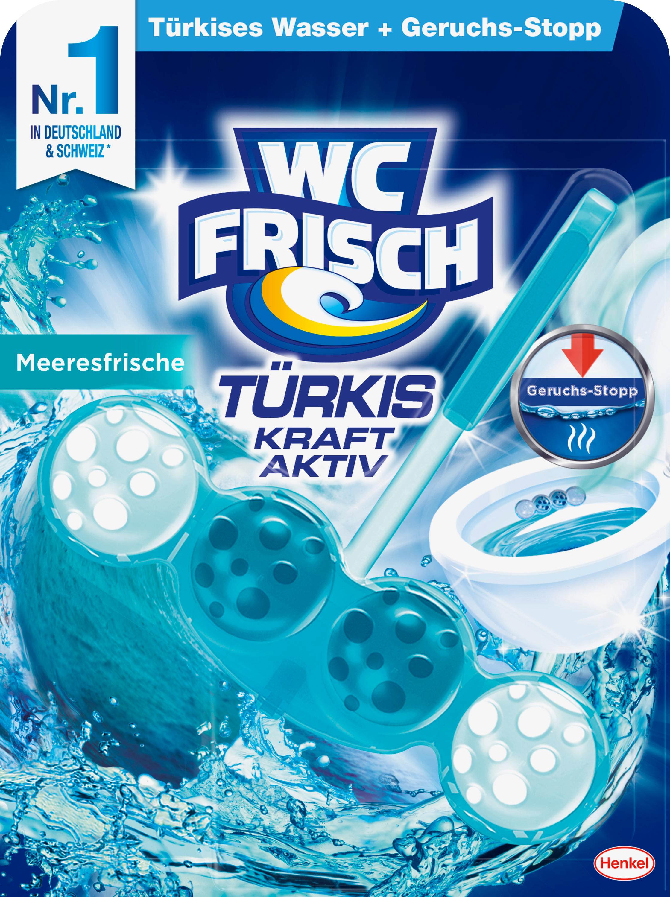 WC FRISCH Kraft Aktiv Türkisspüler Meeresfrische