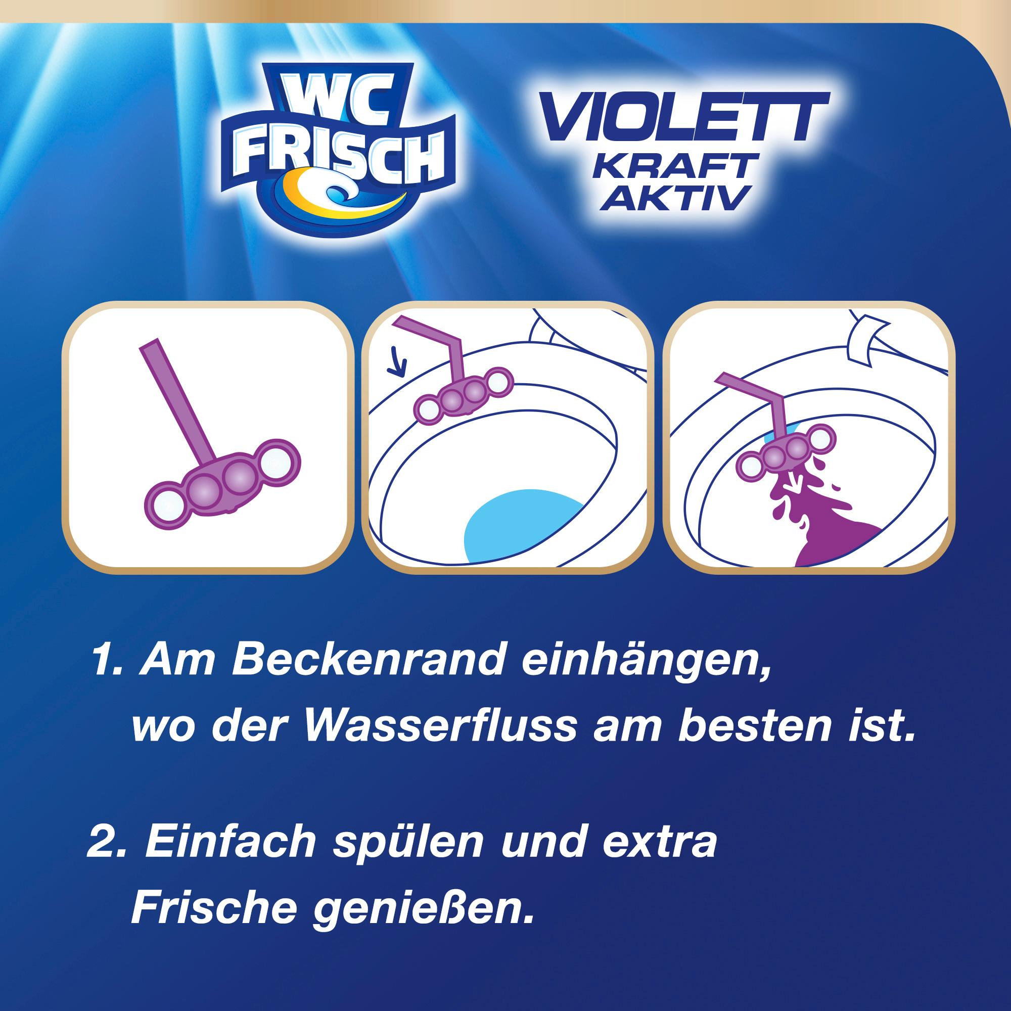 Produktbild WC FRISCH Kraft Aktiv Violettspüler Magnolie 3 von 6