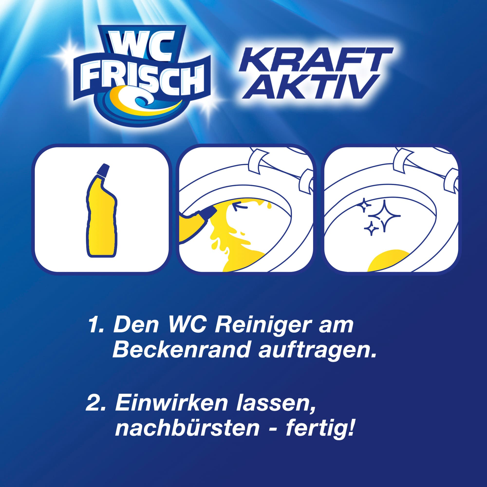 Produktbild WC FRISCH Kraft Aktiv WC Reiniger Gel Lemon 750 ml 4 von 8