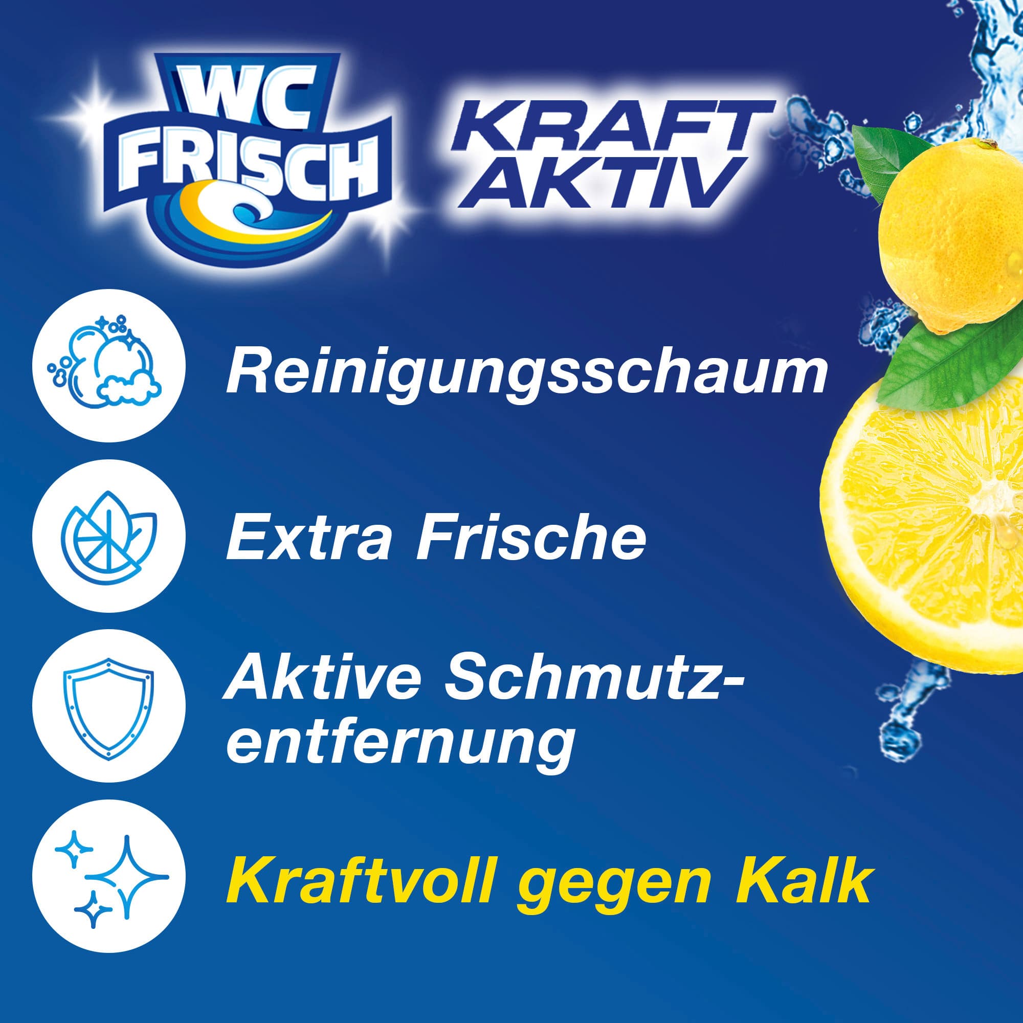 Produktbild WC FRISCH Kraft Aktiv WC Reiniger Gel Lemon 750 ml 6 von 8